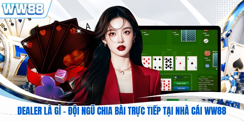 Dealer Là Gì - Đội Ngũ Chia Bài Trực Tiếp Tại Nhà Cái WW88