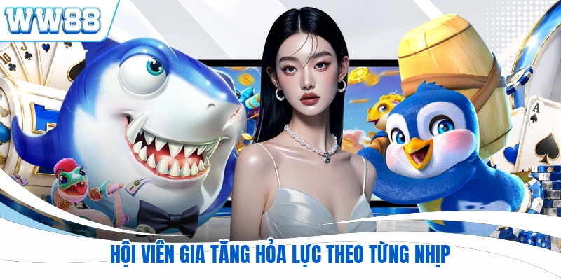 Hội viên gia tăng hỏa lực theo từng nhịp